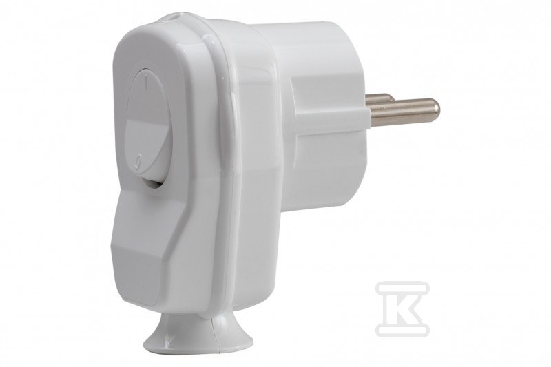 Wtyczka kątowa 230V z wyłącznikiem - F6.0161